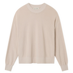 Pre-Order / ASHA JASPER - Half-Cardigan Fine Knit - Stone | ASHA JASPER | Mad About The Boy