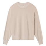 Pre-Order / ASHA JASPER - Half-Cardigan Fine Knit - Stone | ASHA JASPER | Mad About The Boy