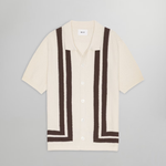 NN.07 Ares - Textured Stitch Shirt Ivory | NN07 | Mad About The Boy