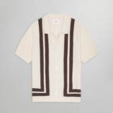 NN.07 Ares - Textured Stitch Shirt Ivory | NN07 | Mad About The Boy