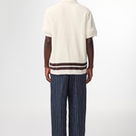 NN.07 Ares - Textured Stitch Shirt Ivory | NN07 | Mad About The Boy