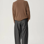 ASHA JASPER. - V-Neck Merino Knit / Mushroom | ASHA JASPER | Mad About The Boy