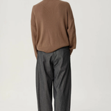 ASHA JASPER. - V-Neck Merino Knit / Mushroom | ASHA JASPER | Mad About The Boy