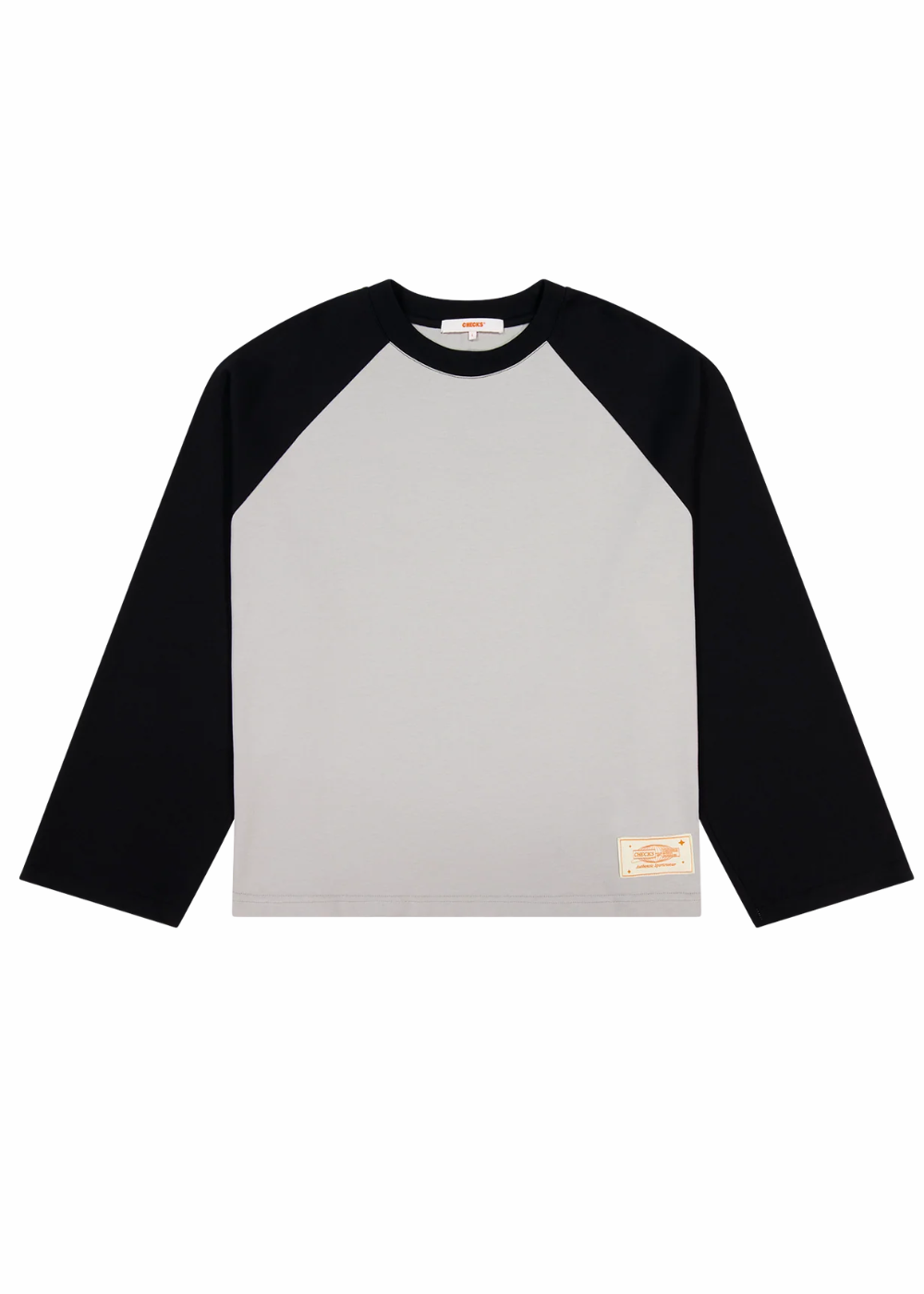 Checks Downtown - Crew Raglan / Ash | Checks Downtown | Mad About The Boy
