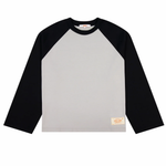 Checks Downtown - Crew Raglan / Ash | Checks Downtown | Mad About The Boy