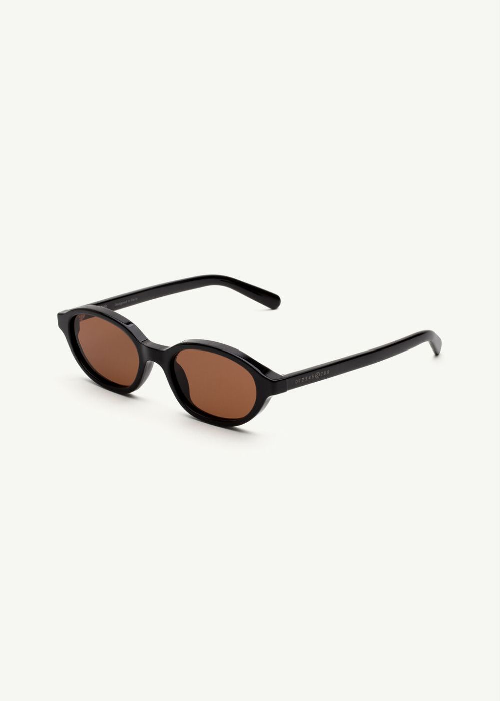 MM6 - Slim Oval Sunglasses / Black | Maison Margiela | Mad About The Boy