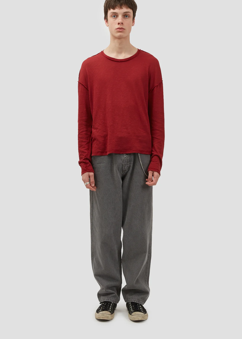 Lightweight Longsleeve Red | Fairly Normal | Mad About The Boy