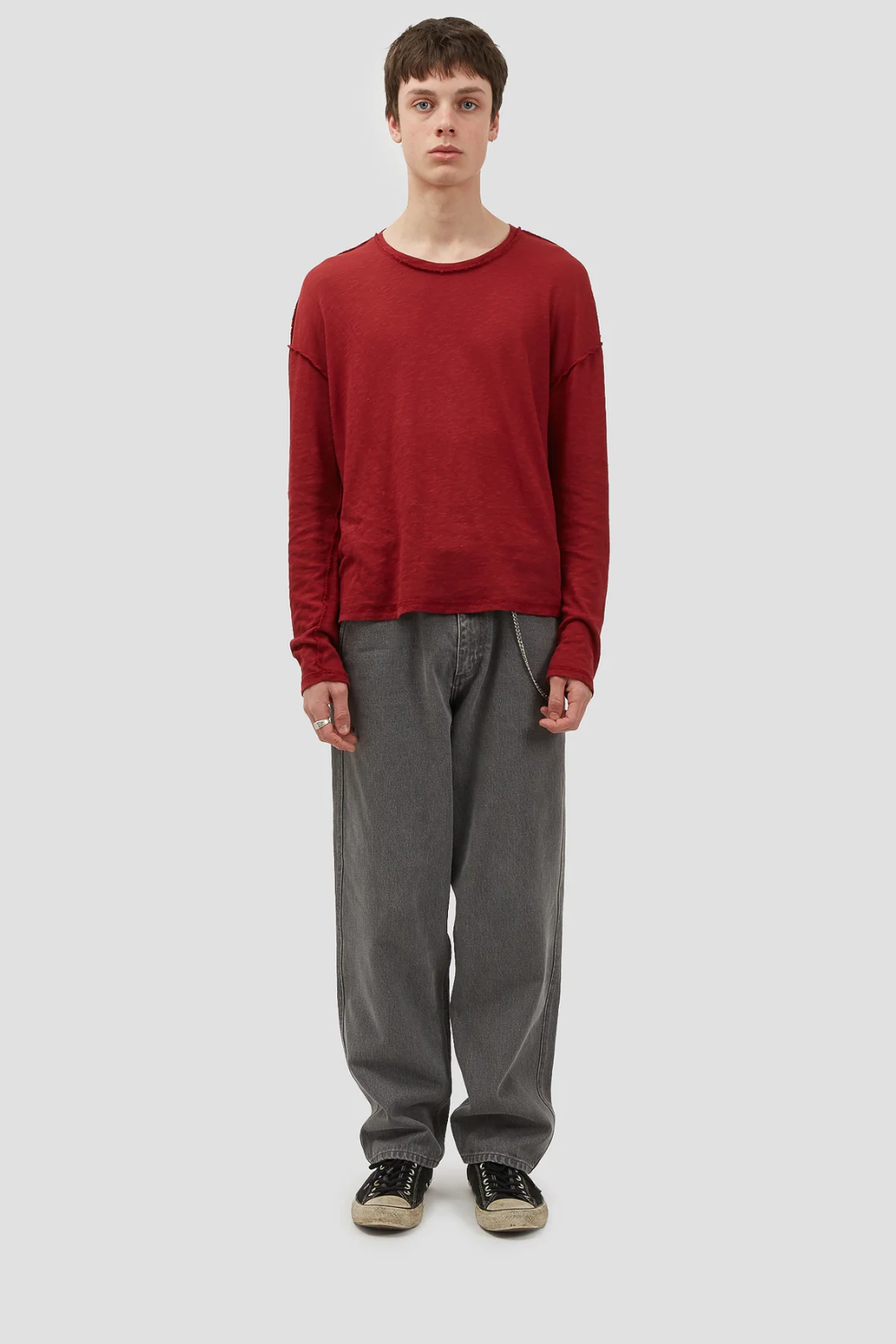 Lightweight Longsleeve Red | Fairly Normal | Mad About The Boy