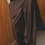 Hakama Pant / Cocoa Wool | Checks Downtown | Mad About The Boy
