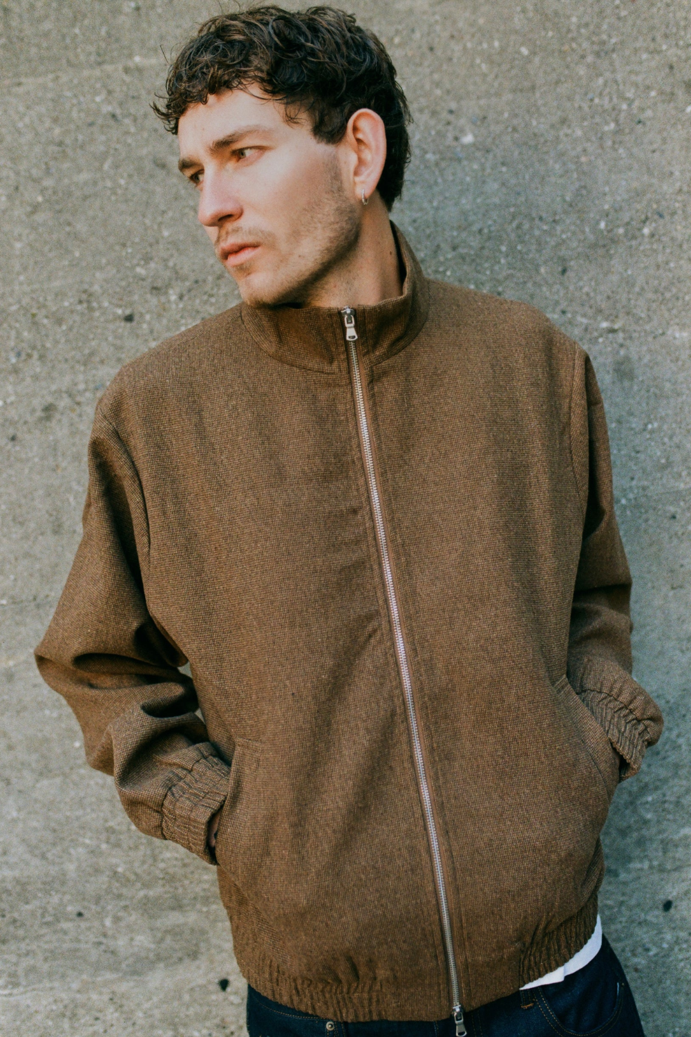 Maecor - Aksel Zip / Pecan Melange | Maecor | Mad About The Boy