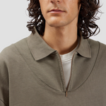 Fairly Normal - Polo Sweatshirt Taupe | Fairly Normal | Mad About The Boy