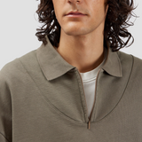 Fairly Normal - Polo Sweatshirt Taupe | Fairly Normal | Mad About The Boy