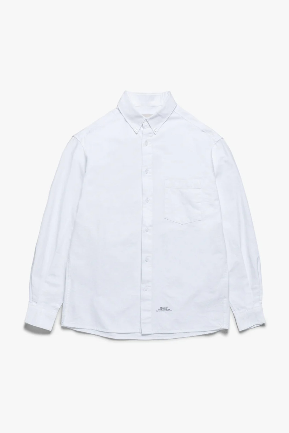 Article Stamp Oxford Shirt - White | Observe Gallery | Mad About The Boy