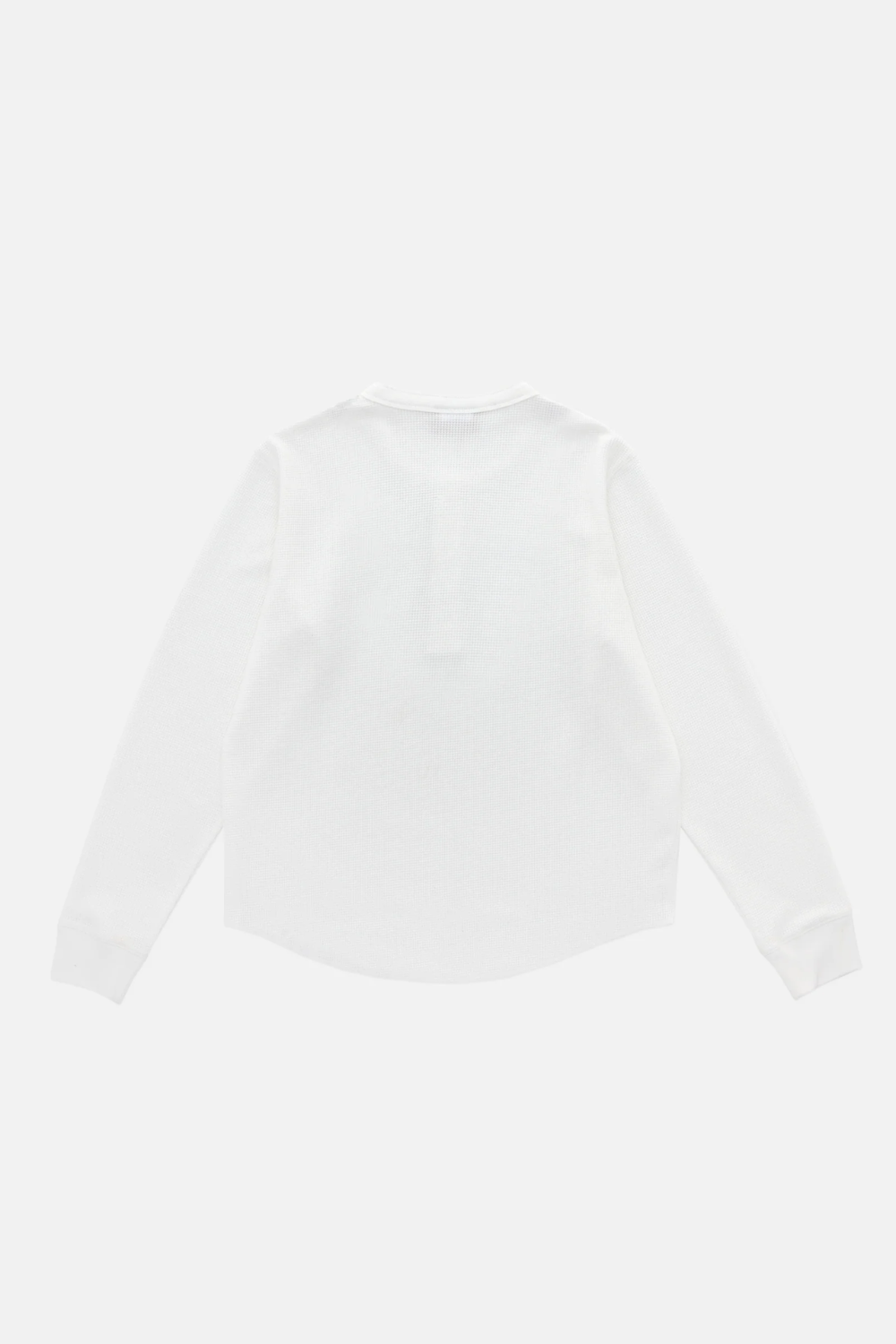 Colour Plane - Waffle Knit Henley / White | Colour Plane | Mad About The Boy