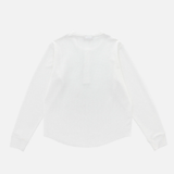 Colour Plane - Waffle Knit Henley / White | Colour Plane | Mad About The Boy