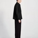 LINEN BLEND OVERSHIRT BLACK | COMMONERS | Mad About The Boy