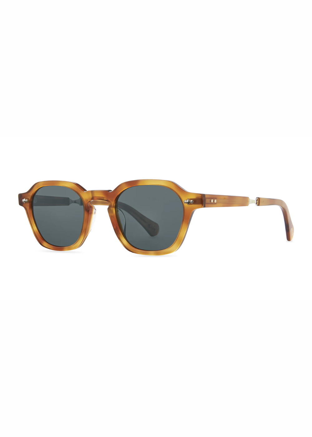 Mr. Leight Rell S - Saffron Tortoise-White Gold/Select Blue Smoke | GARRETT LEIGHT | Mad About The Boy