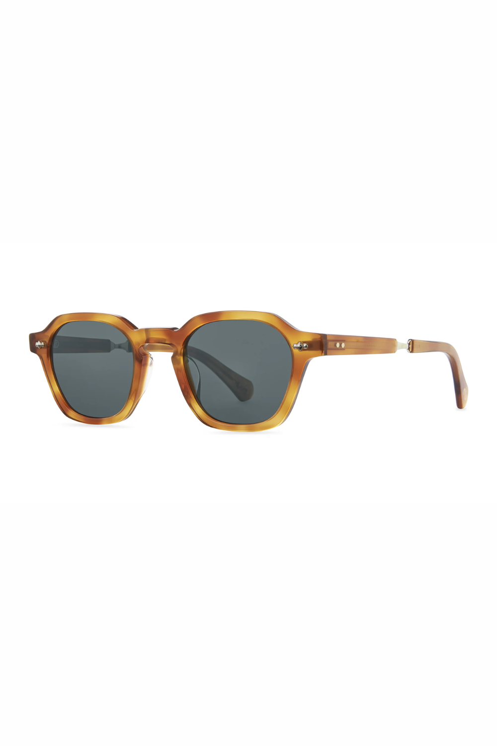 Mr. Leight Rell S - Saffron Tortoise-White Gold/Select Blue Smoke | GARRETT LEIGHT | Mad About The Boy