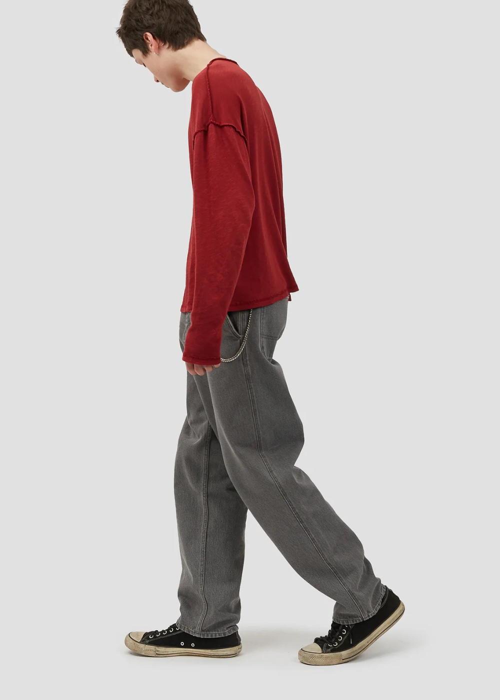 Lightweight Longsleeve Red | Fairly Normal | Mad About The Boy