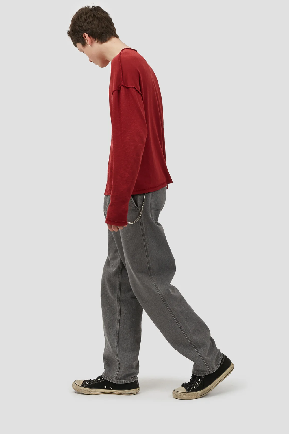 Lightweight Longsleeve Red | Fairly Normal | Mad About The Boy