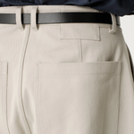 ASHA JASPER - Volume Trouser / Vintage Stone Twill | ASHA JASPER | Mad About The Boy