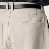 ASHA JASPER - Volume Trouser / Vintage Stone Twill | ASHA JASPER | Mad About The Boy
