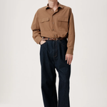 ASHA JASPER - Regular Italian Denim Trouser / Rinsed Indigo | ASHA JASPER | Mad About The Boy