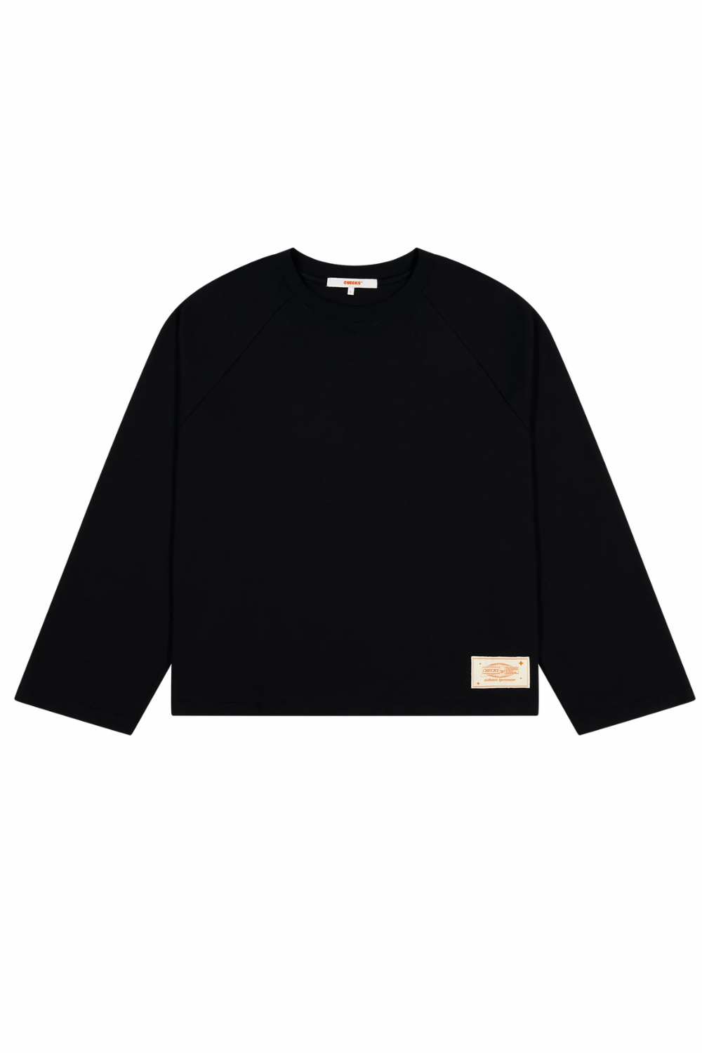 Checks Downtown - Crew Raglan Jersey / Black | Checks Downtown | Mad About The Boy