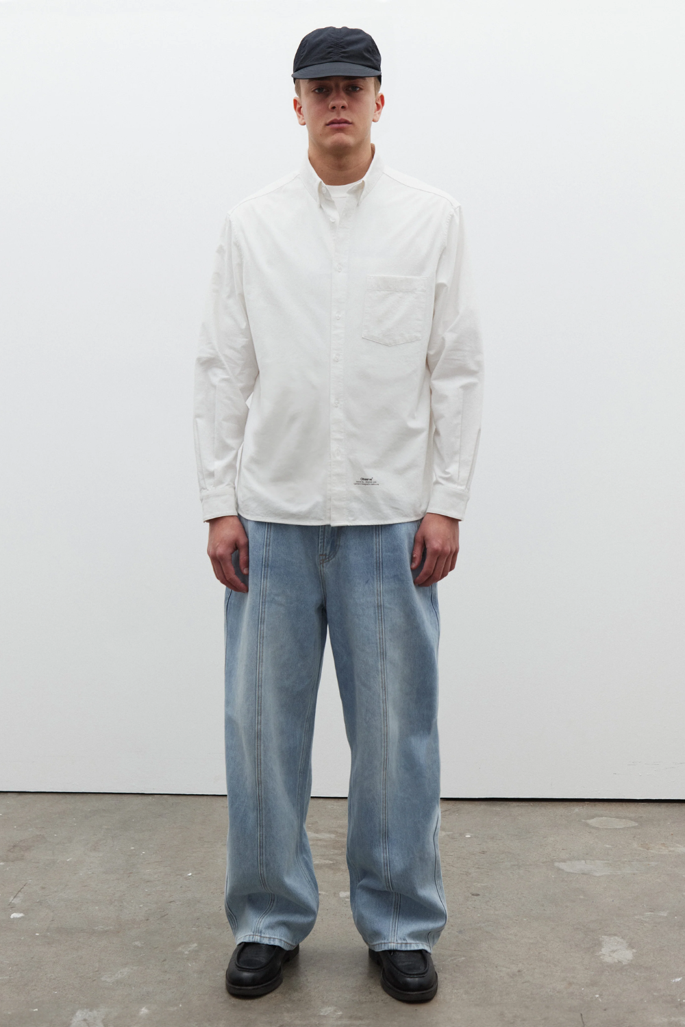 Article Stamp Oxford Shirt - White | Observe Gallery | Mad About The Boy