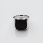 Cushion Signet - Onyx Regular price | DON DU CIEL | Mad About The Boy