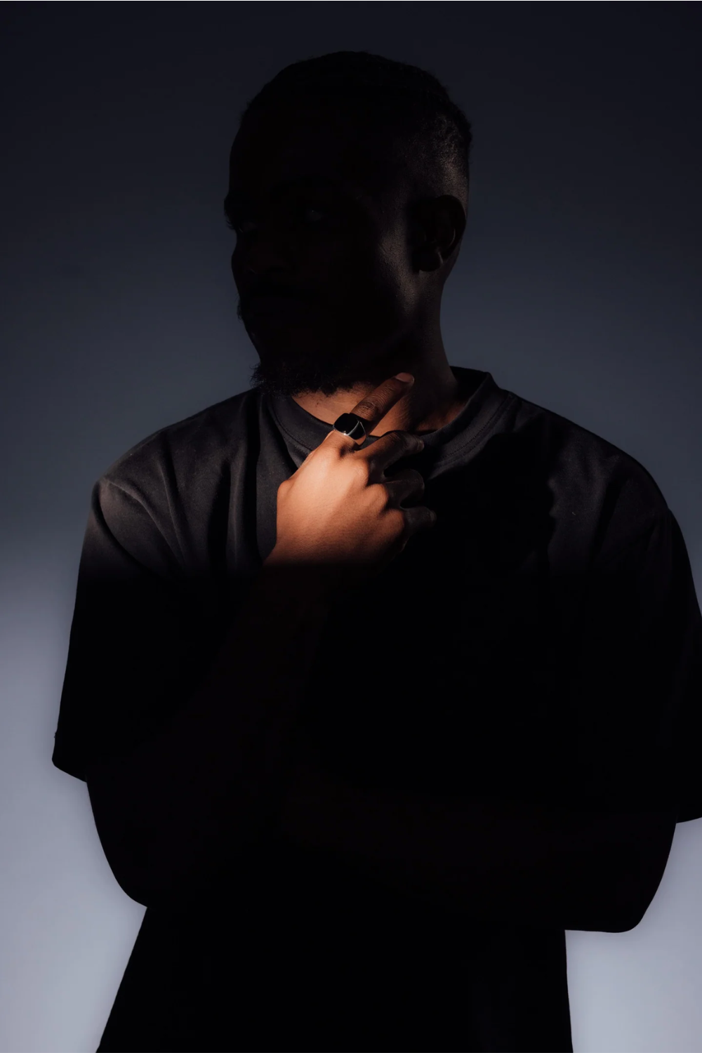 Cushion Signet - Onyx Regular price | DON DU CIEL | Mad About The Boy