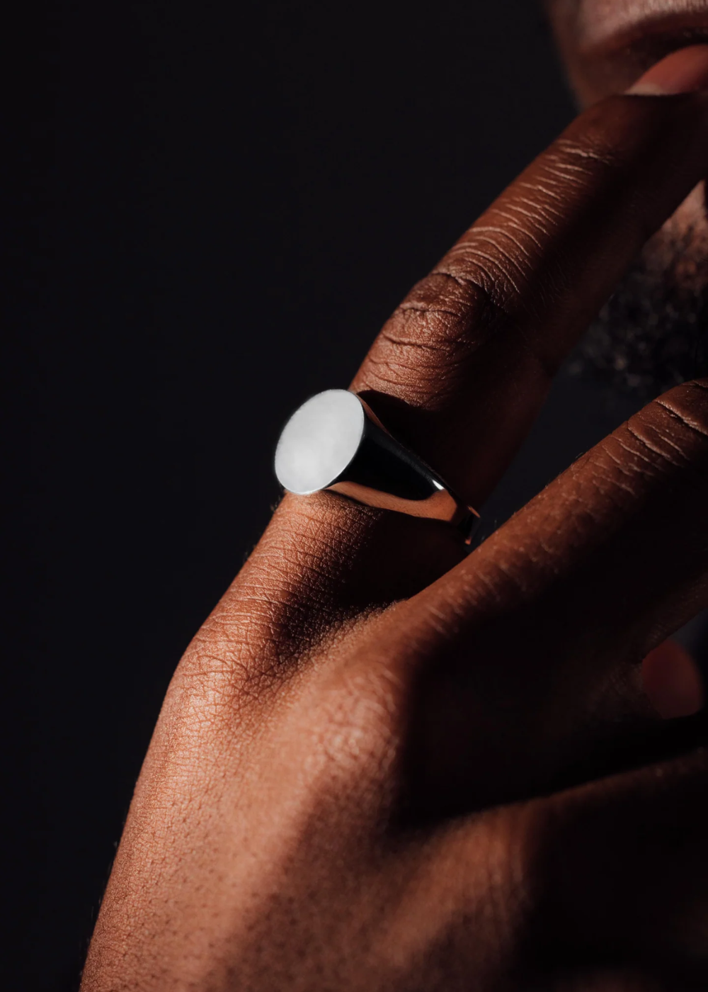 Circle Signet - Sterling Silver | DON DU CIEL | Mad About The Boy