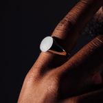 Circle Signet - Sterling Silver | DON DU CIEL | Mad About The Boy