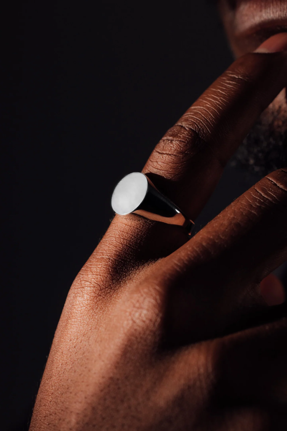 Circle Signet - Sterling Silver | DON DU CIEL | Mad About The Boy