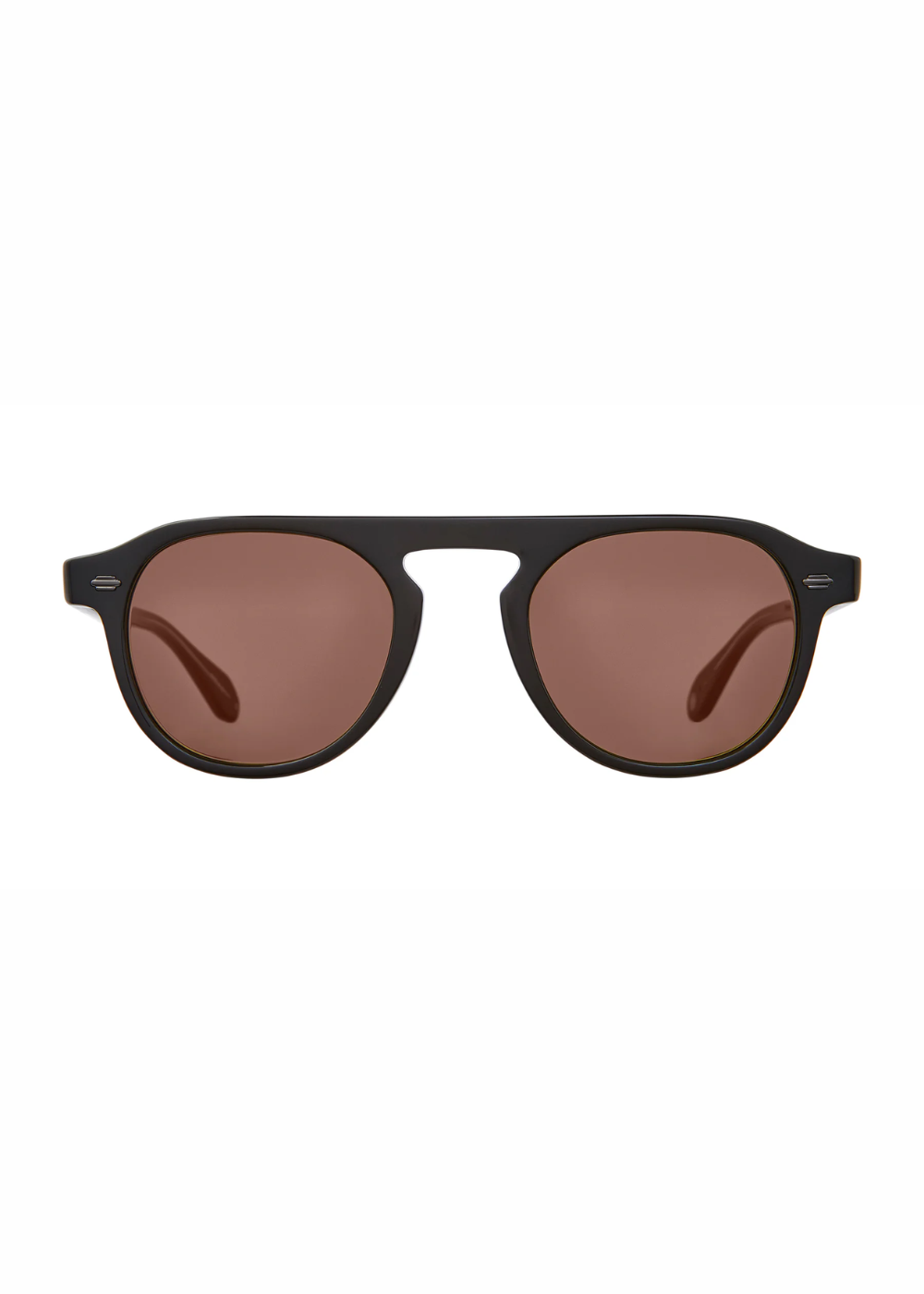 Garret Leight Harding Sun - Black/Semi-Flat Pure Redwood | GARRETT LEIGHT | Mad About The Boy