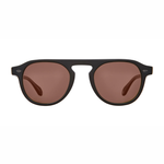 Garret Leight Harding Sun - Black/Semi-Flat Pure Redwood | GARRETT LEIGHT | Mad About The Boy