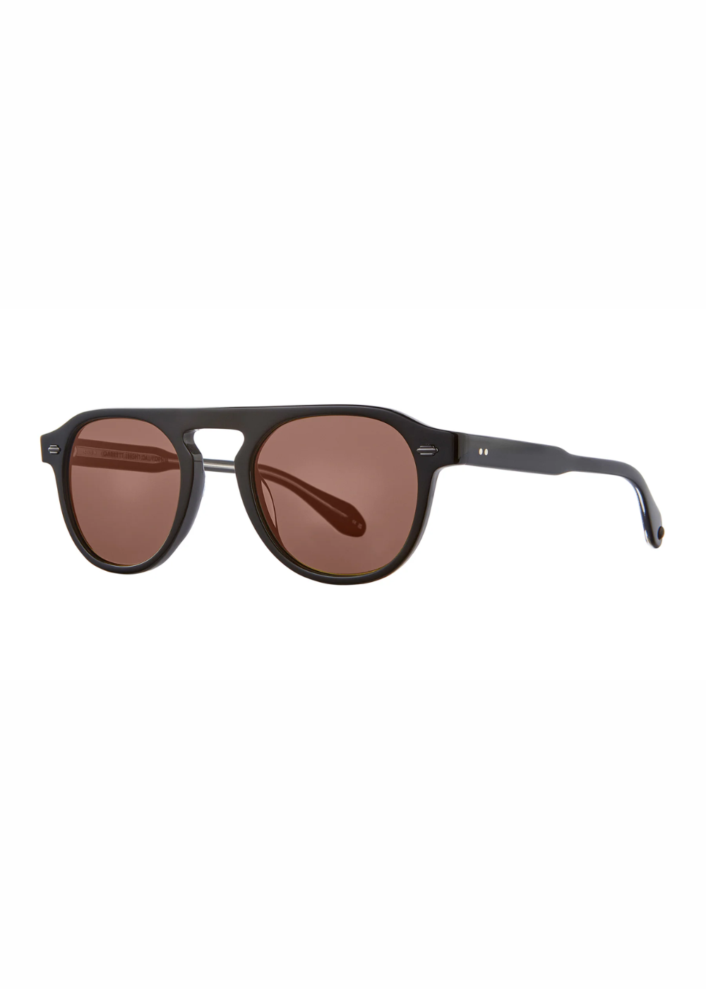 Garret Leight Harding Sun - Black/Semi-Flat Pure Redwood | GARRETT LEIGHT | Mad About The Boy