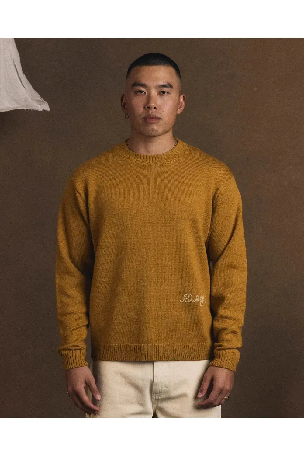 Brotherwolf - Geansaí Knit - Yellow | Brotherwolf | Mad About The Boy