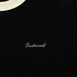 Brotherwolf Ringer tee - Black | Brotherwolf | Mad About The Boy