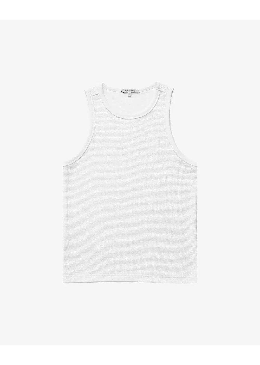 Brother Wolf - Perforated Tank - Off White | Brotherwolf | Mad About The Boy