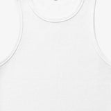 Brother Wolf - Perforated Tank - Off White | Brotherwolf | Mad About The Boy