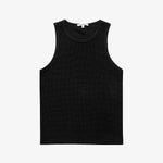 Brother Wolf - Perforated Tank - Black | Brotherwolf | Mad About The Boy