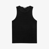 Brother Wolf - Perforated Tank - Black | Brotherwolf | Mad About The Boy
