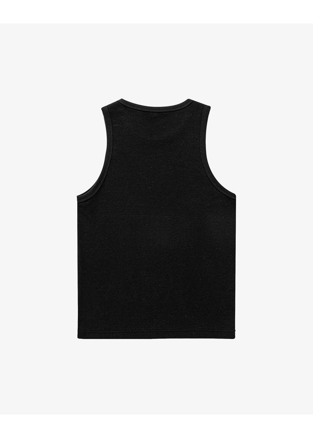 Brother Wolf - Perforated Tank - Black | Brotherwolf | Mad About The Boy