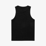 Brother Wolf - Perforated Tank - Black | Brotherwolf | Mad About The Boy