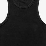 Brother Wolf - Perforated Tank - Black | Brotherwolf | Mad About The Boy
