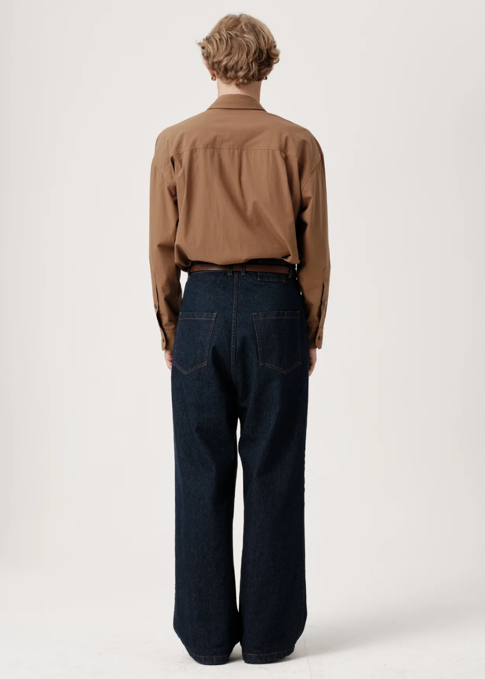 ASHA JASPER - Regular Italian Denim Trouser / Rinsed Indigo | ASHA JASPER | Mad About The Boy