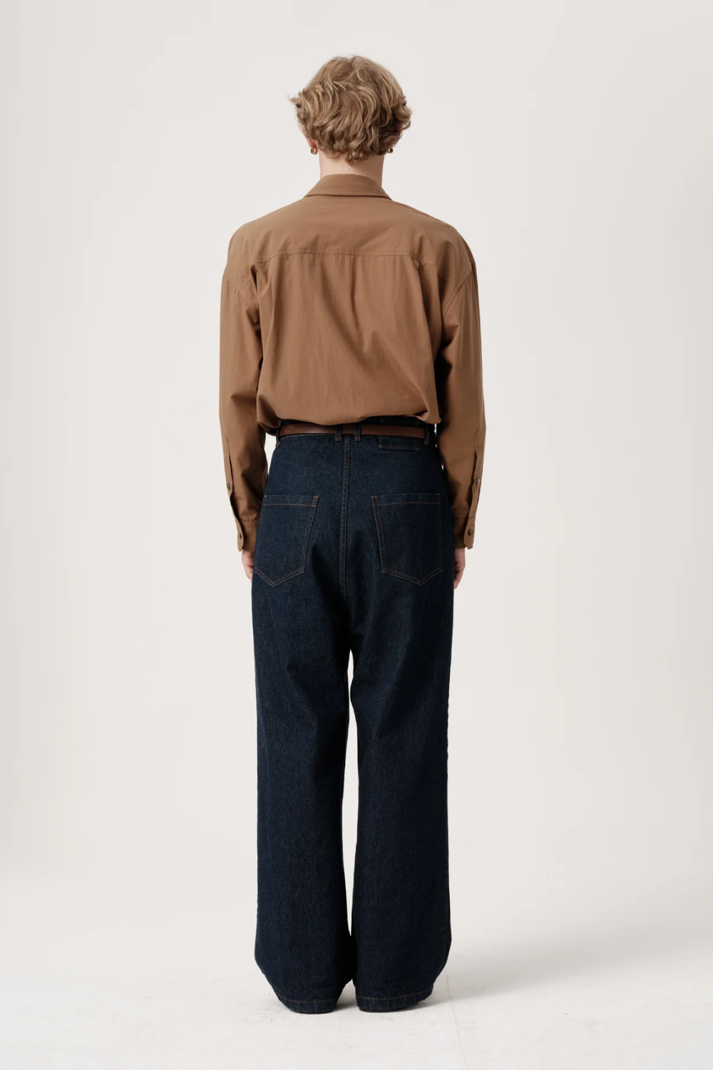 ASHA JASPER - Regular Italian Denim Trouser / Rinsed Indigo | ASHA JASPER | Mad About The Boy