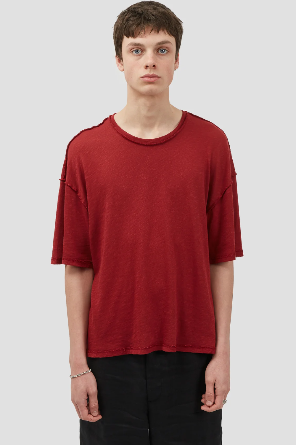 Lightweight T-Shirt Red | Fairly Normal | Mad About The Boy