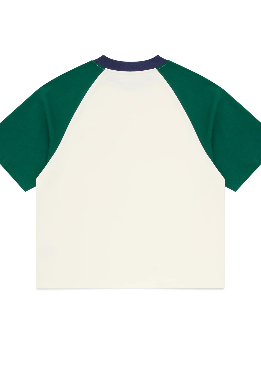 RAGLAN TEE | GREEN & VINTAGE WHITE | Someday Fabrications | Mad About The Boy